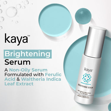 Kaya Clinic Brightening Face Serum, 30ml Reduces Pigmentation & Dark Spots, Evens Skin Tone for All Skin Types